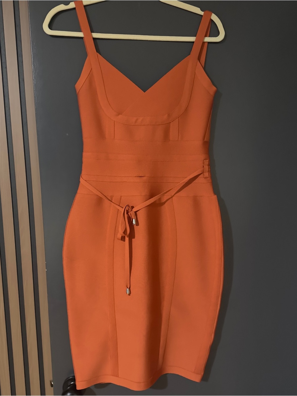 Orange Bandage Dress